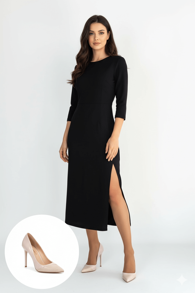 Jier Bej Rugan Stiletto Ayakkabı Ana Görünüm