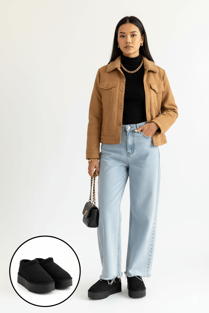 Mitay Siyah Süet Bot Ana Görünüm