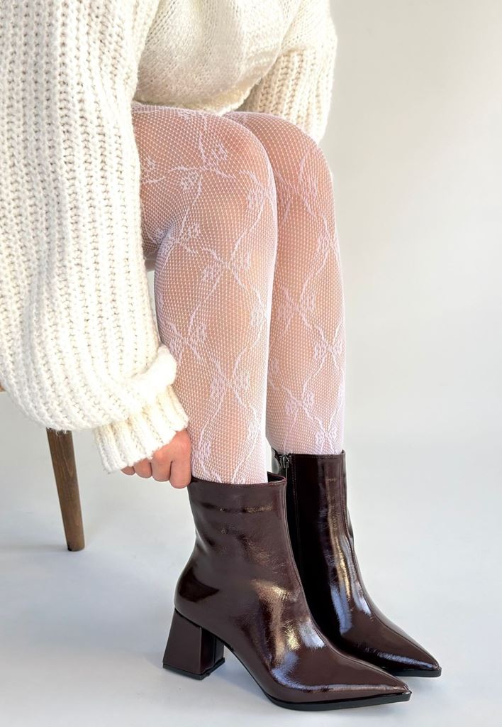 Mosy Bordo Rugan Bot Yan Profil ve Orta Topuk