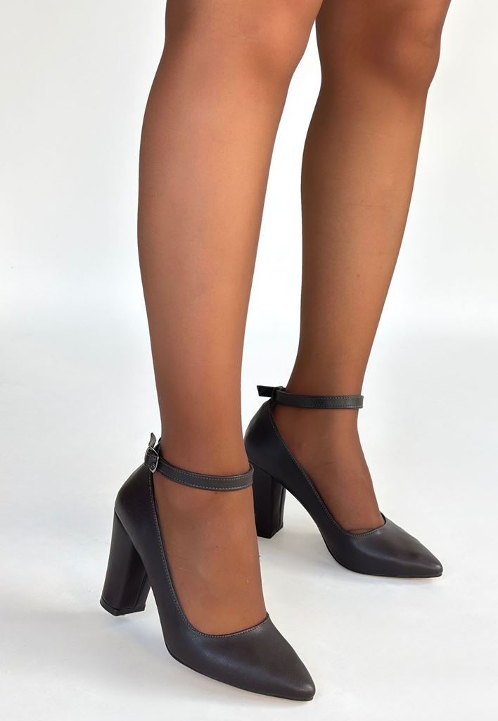 Rity Kahverengi Ayakkabı Üstten Görünüm ve Sivri Burun