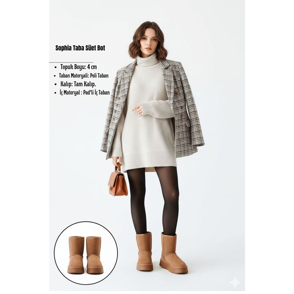 Sophia Taba Süet Bot