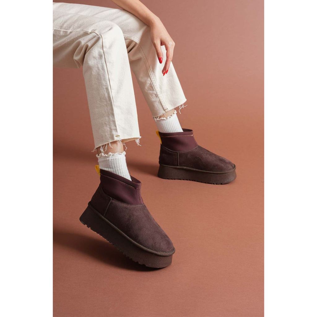 Cuen Kahverengi Süet Bot