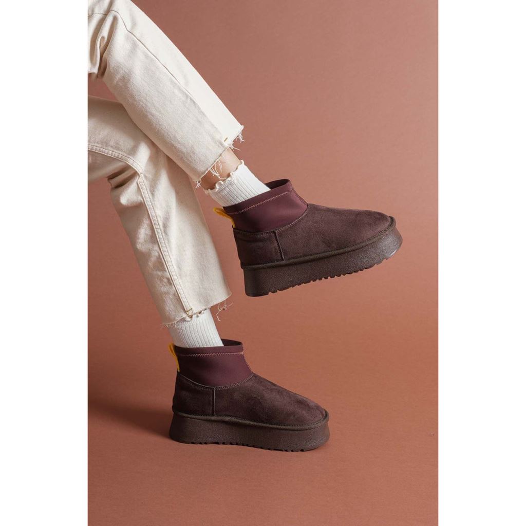 Cuen Kahverengi Süet Bot