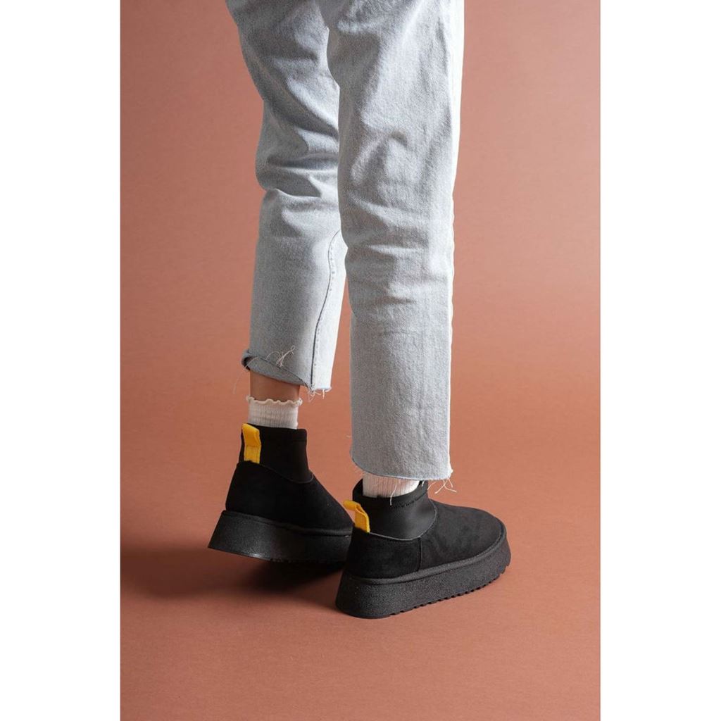 Cuen Siyah Süet Bot