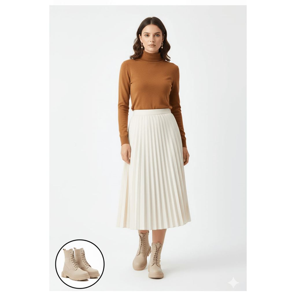 Utag Bej Cilt Bağcıklı Bot