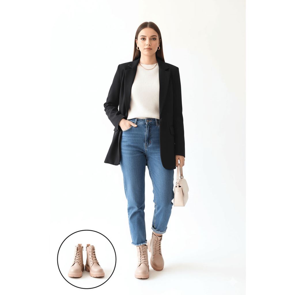 Daum Nude Cilt Bağcıklı Bot