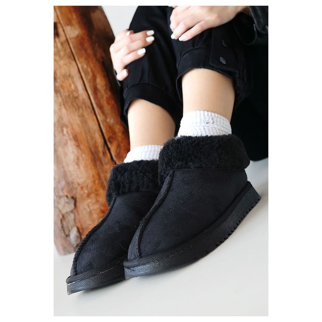 Abby Siyah Süet Bot