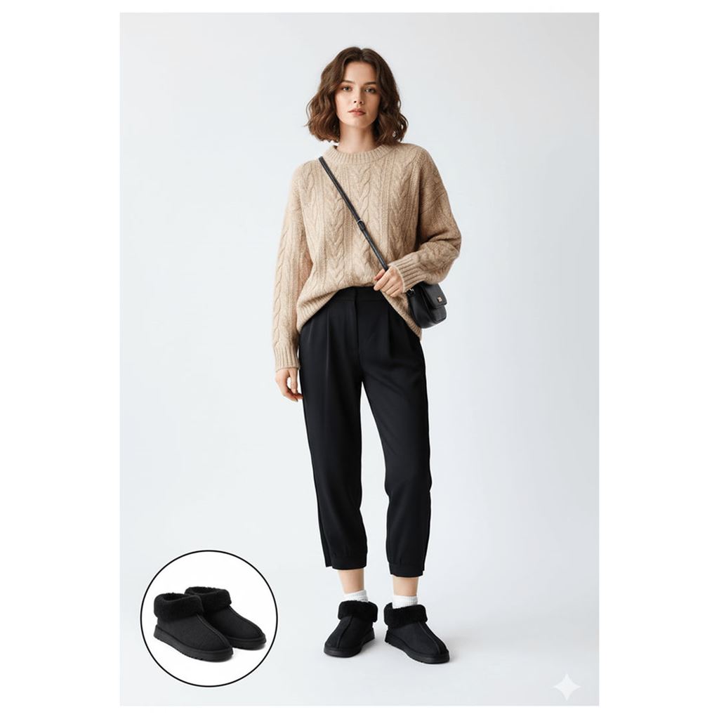 Abby Siyah Süet Bot