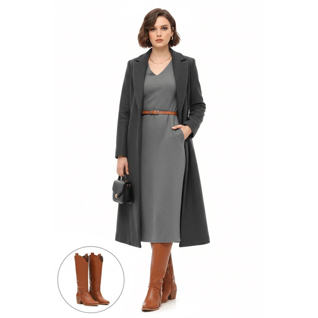 Milla Taba Cilt Tak Çıkar Topuklu Bot Ve Çizme