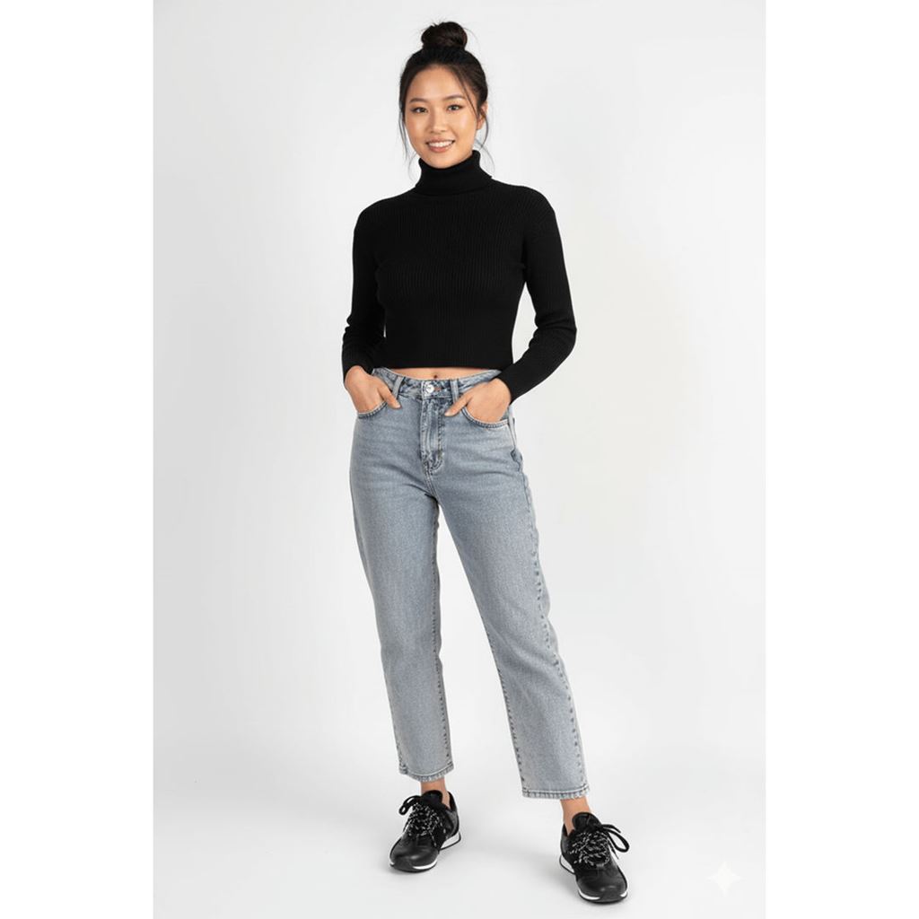 Ranu Siyah Cilt Paraşüt Detaylı Bağcıklı Spor Ayakkabı