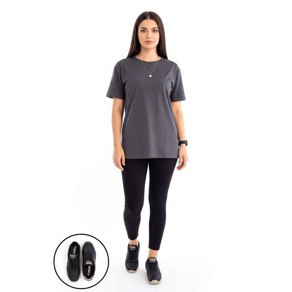 Tawen Bej Cilt Bağcıklı Spor Ayakkabı