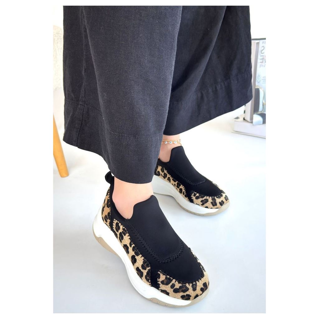 Kendy Leopar Süet Spor Ayakkabı