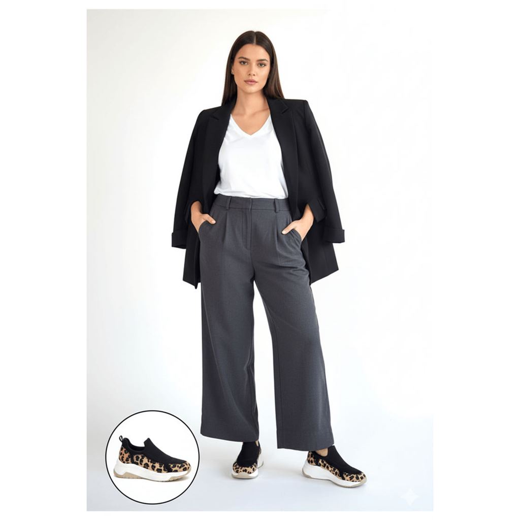 Kendy Leopar Süet Spor Ayakkabı