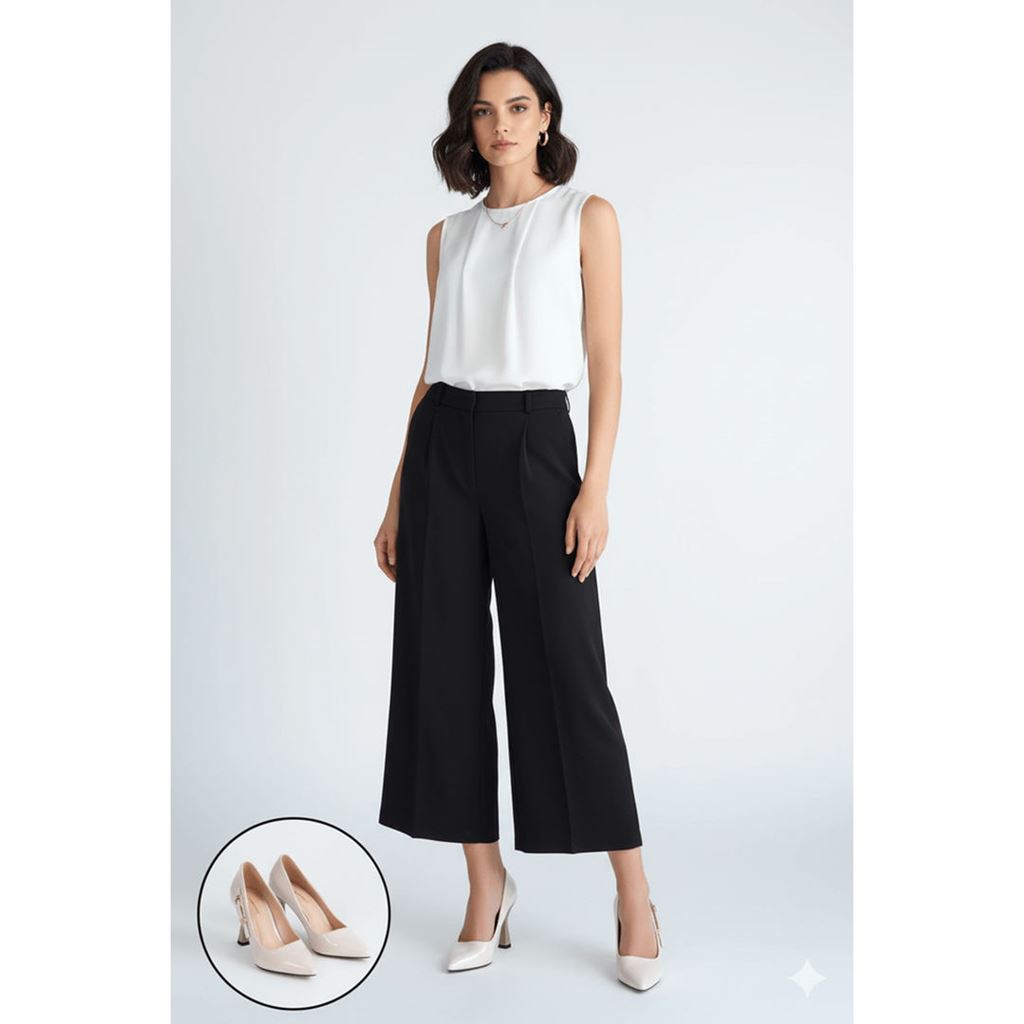 Motya Bej Rugan Topuklu Ayakkabı