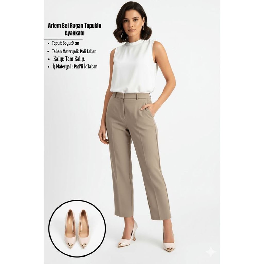 Artem Bej Rugan Topuklu Ayakkabı
