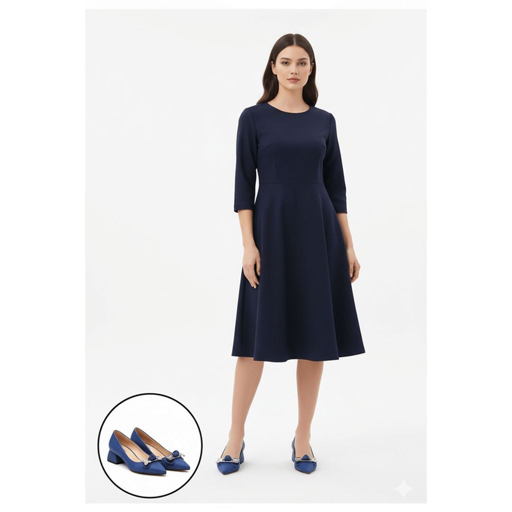 Jies Mavi Topuklu Ayakkabı