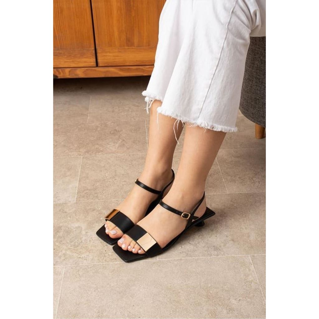 Zıan Siyah Topuklu Ayakkabı