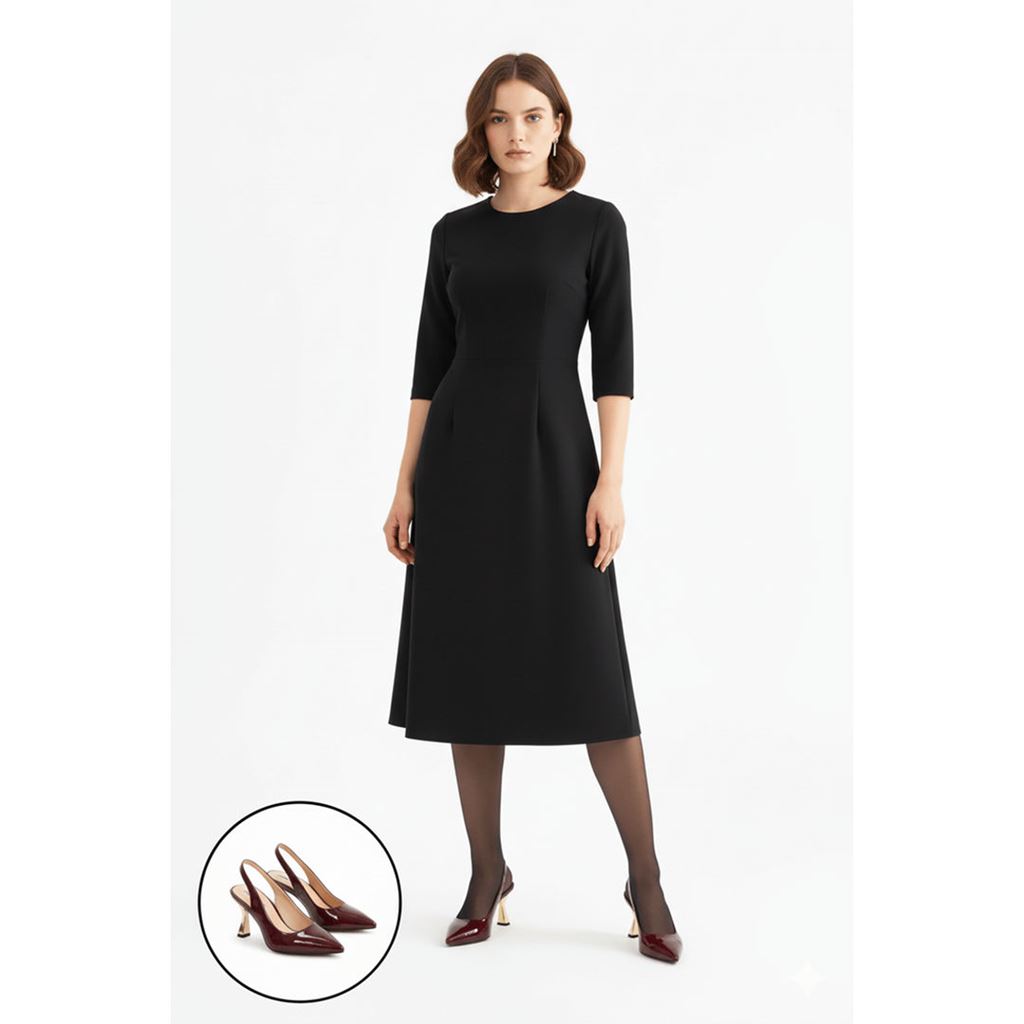 Zalin Bordo Rugan Topuklu Ayakkabı