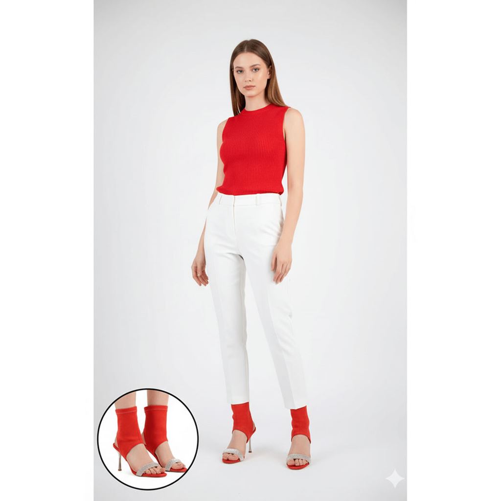 Brit Turuncu  Süet Bootie