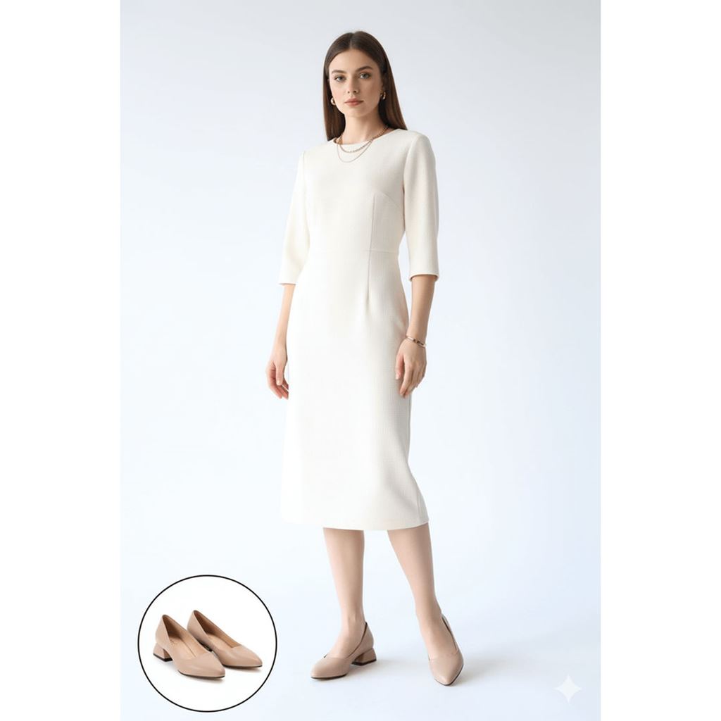 Desniy Nude Cilt Topuklu Ayakkabı