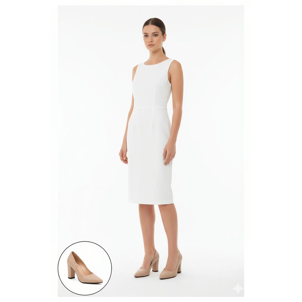 Giort Nude Cilt Topuklu Ayakkabı