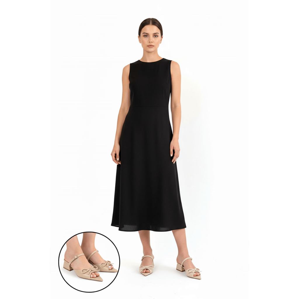 Lotta Bej Cilt Topuklu Ayakkabı