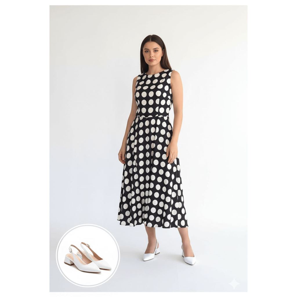 Morji Beyaz Cilt Topuklu Ayakkabı