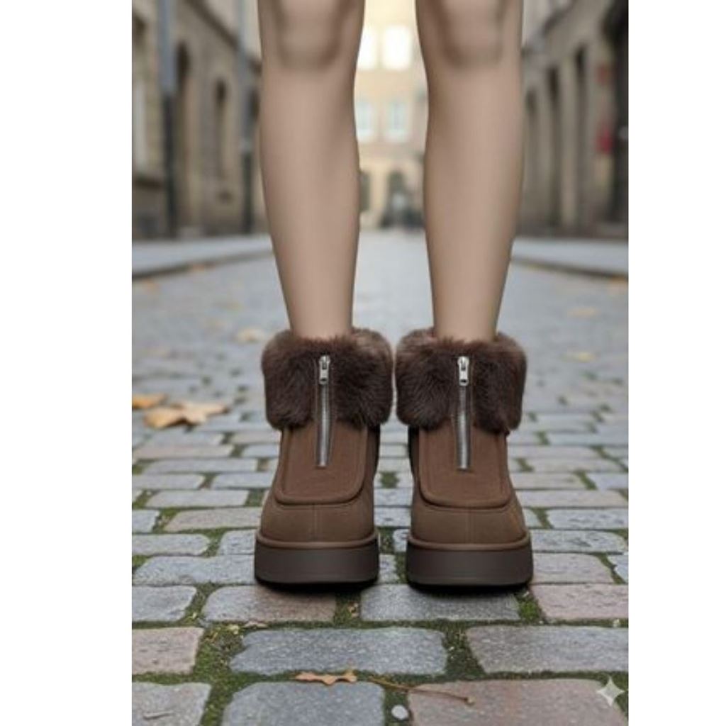 Zinya Kahverengi Süet Bot