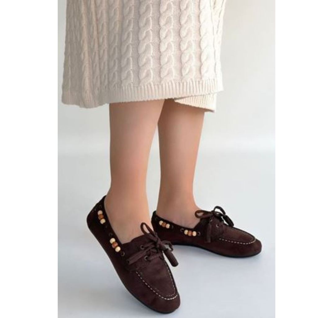 Elora Kahve Süet Babet