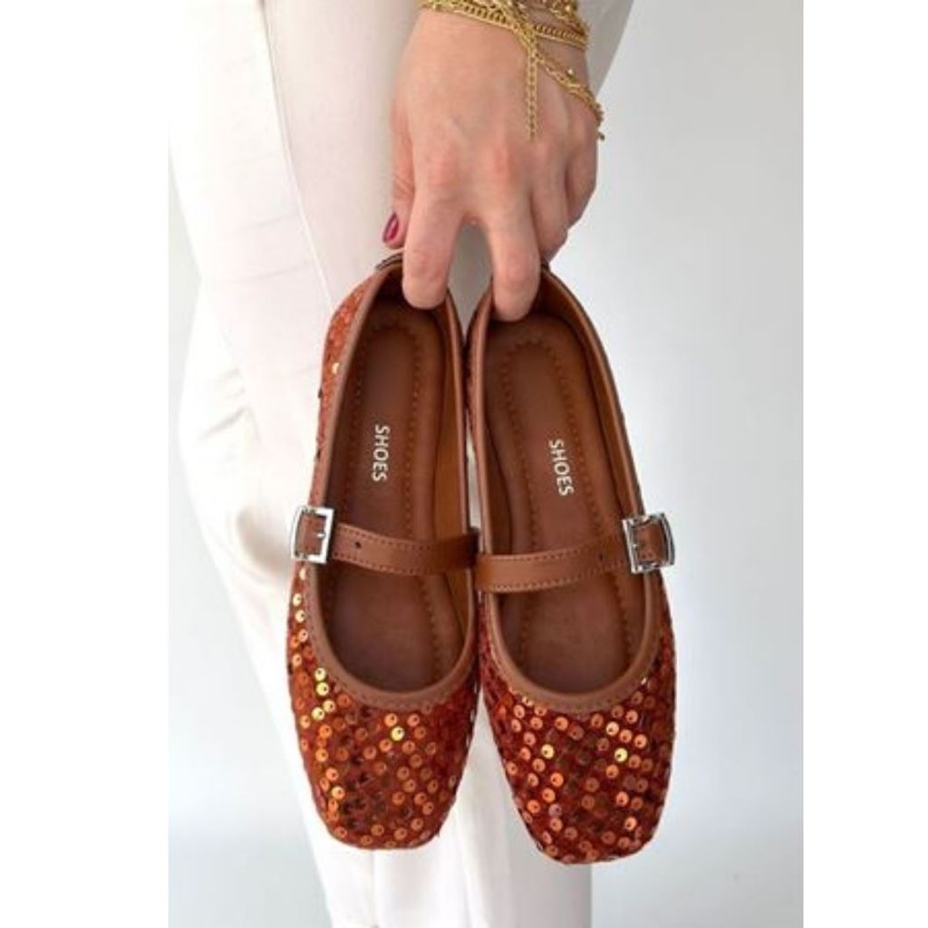 Moden Taba Süet Babae Ayakkabı