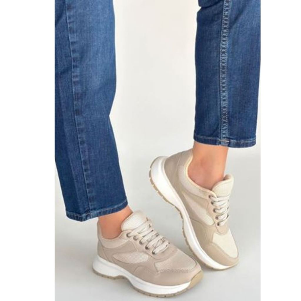 Slar Vizon Cilt Bağcıklı Spor Ayakkabı