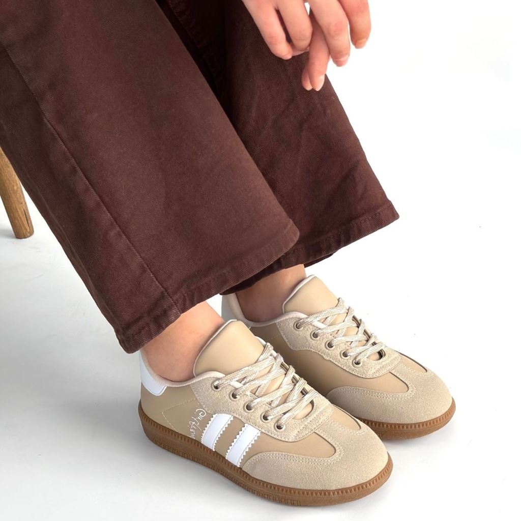 Zerti Bej Cilt Bağcıklı Spor Ayakkabı