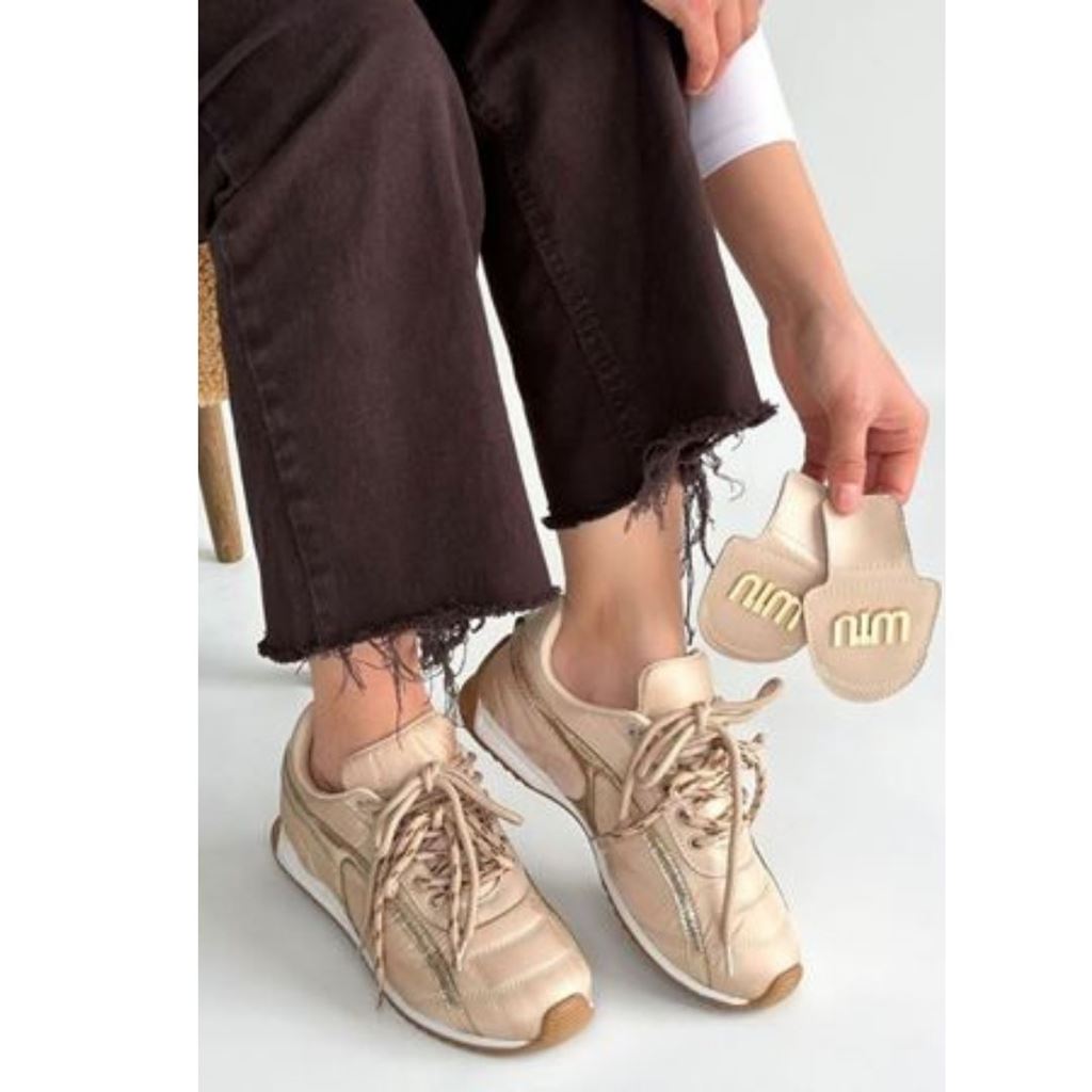 Dissa Bej Cilt Bağcıklı Paraşüt Detaylı Spor Ayakkabı