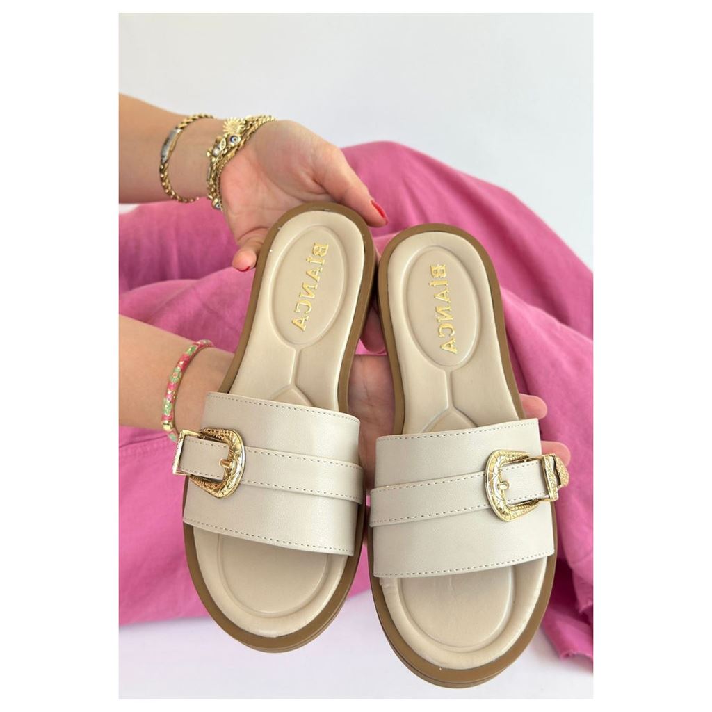 Orja Bej Cilt Terlik