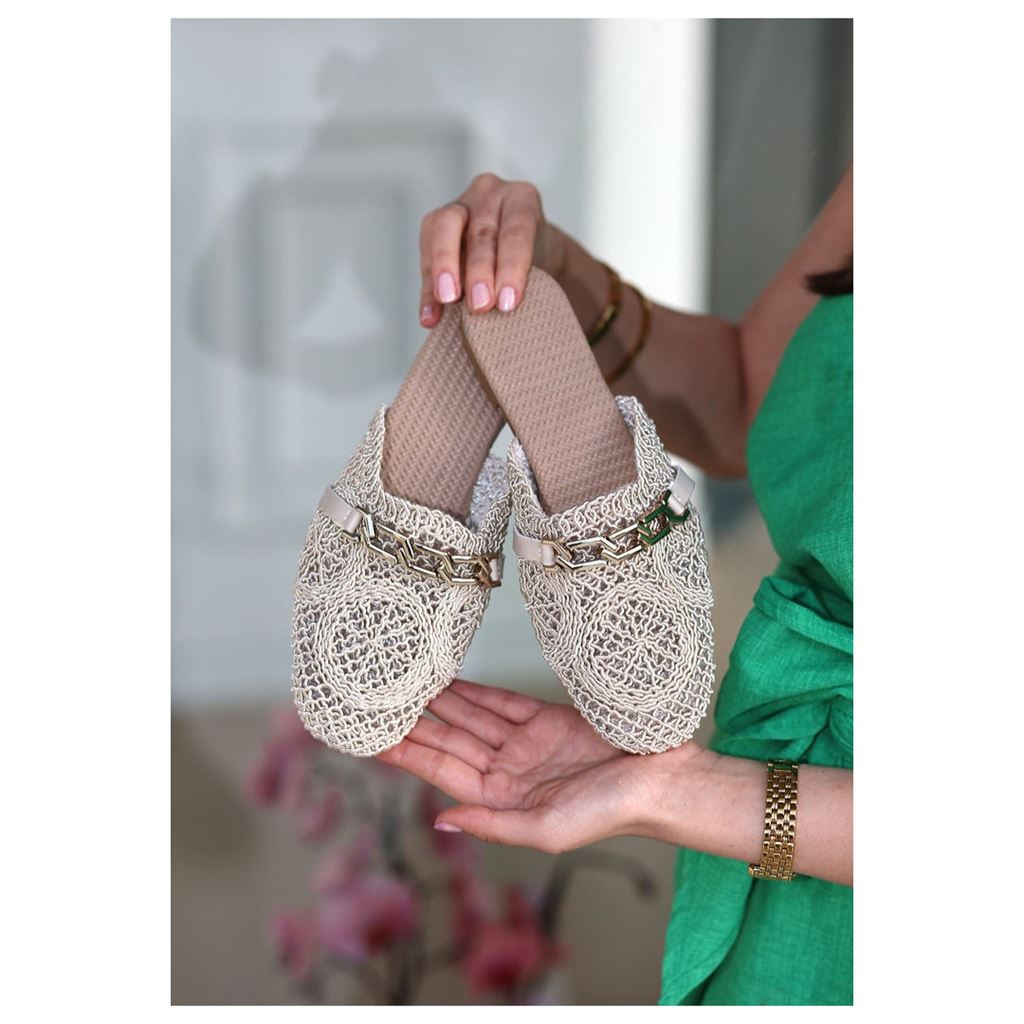 Emert Bej Örgülü Terlik