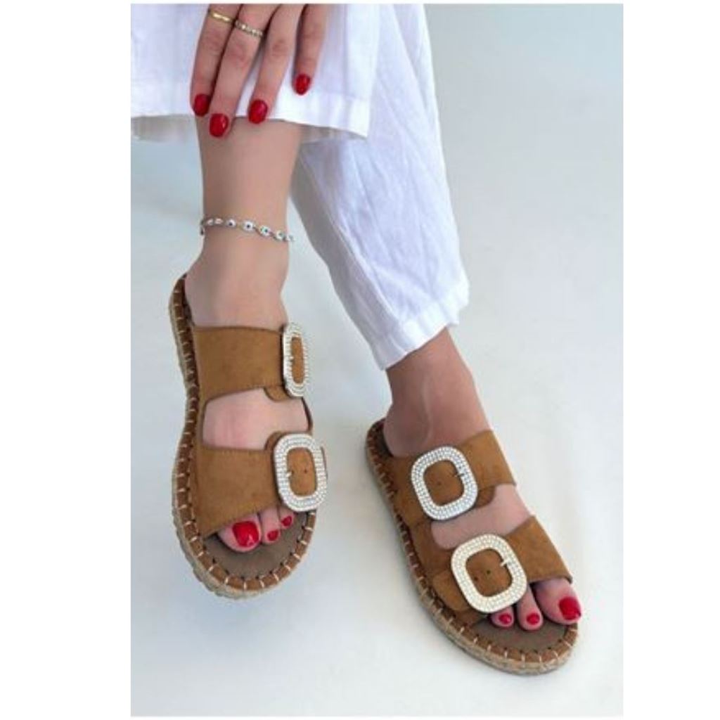 Hertas Vizon Nubuk Tokalı Terlik