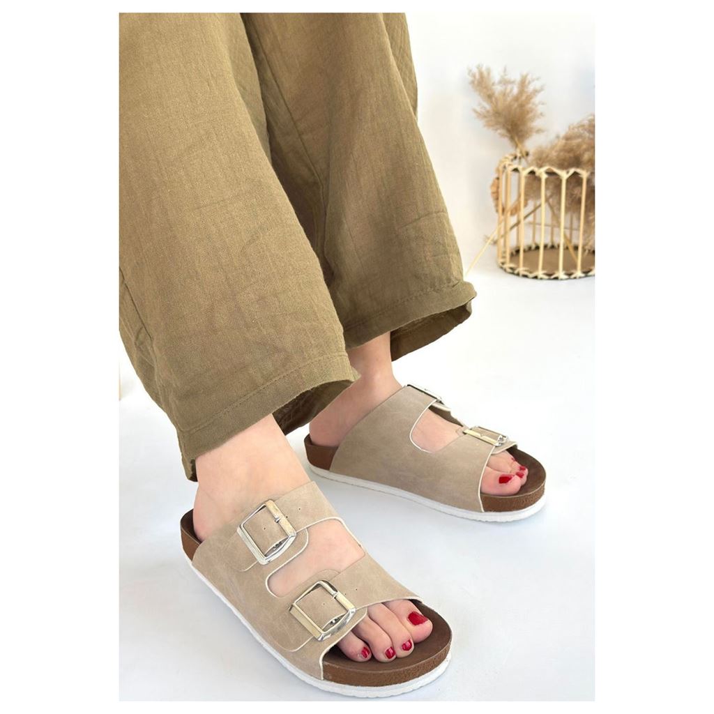 Rıno Ten Nubuk Terlik