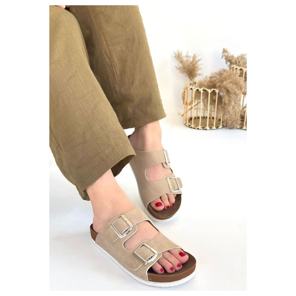 Rıno Ten Nubuk Terlik