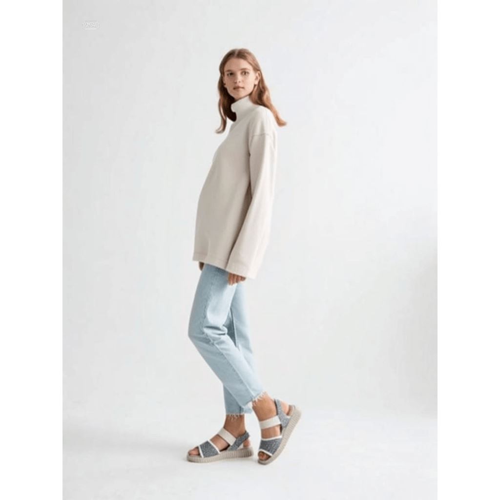 Jake Yeşil Hasır Örgülü Lastikli Konforlu Günlük Sandalet