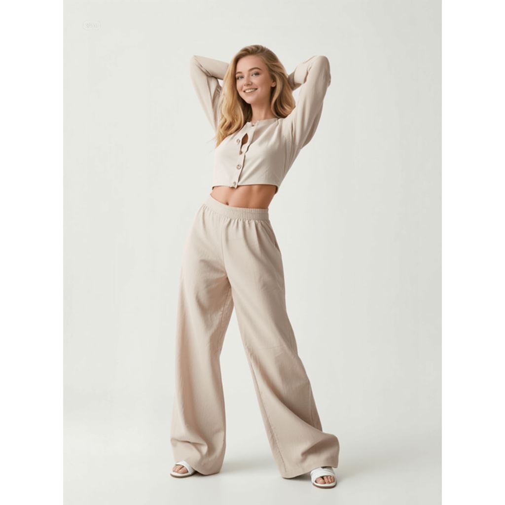 Olira Beyaz Simli Kemerli Sandalet