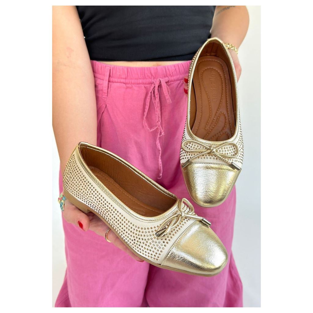 Etya Gold Cilt Babet Ayakkabı