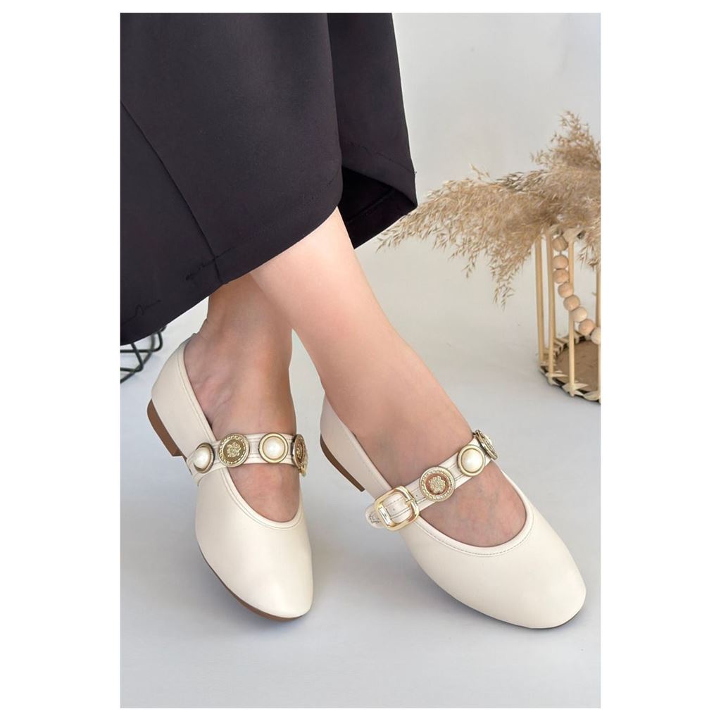 Atnis Bej Cilt Babet Ayakkabı