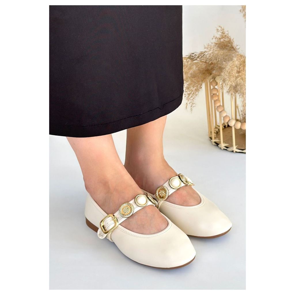 Atnis Bej Cilt Babet Ayakkabı