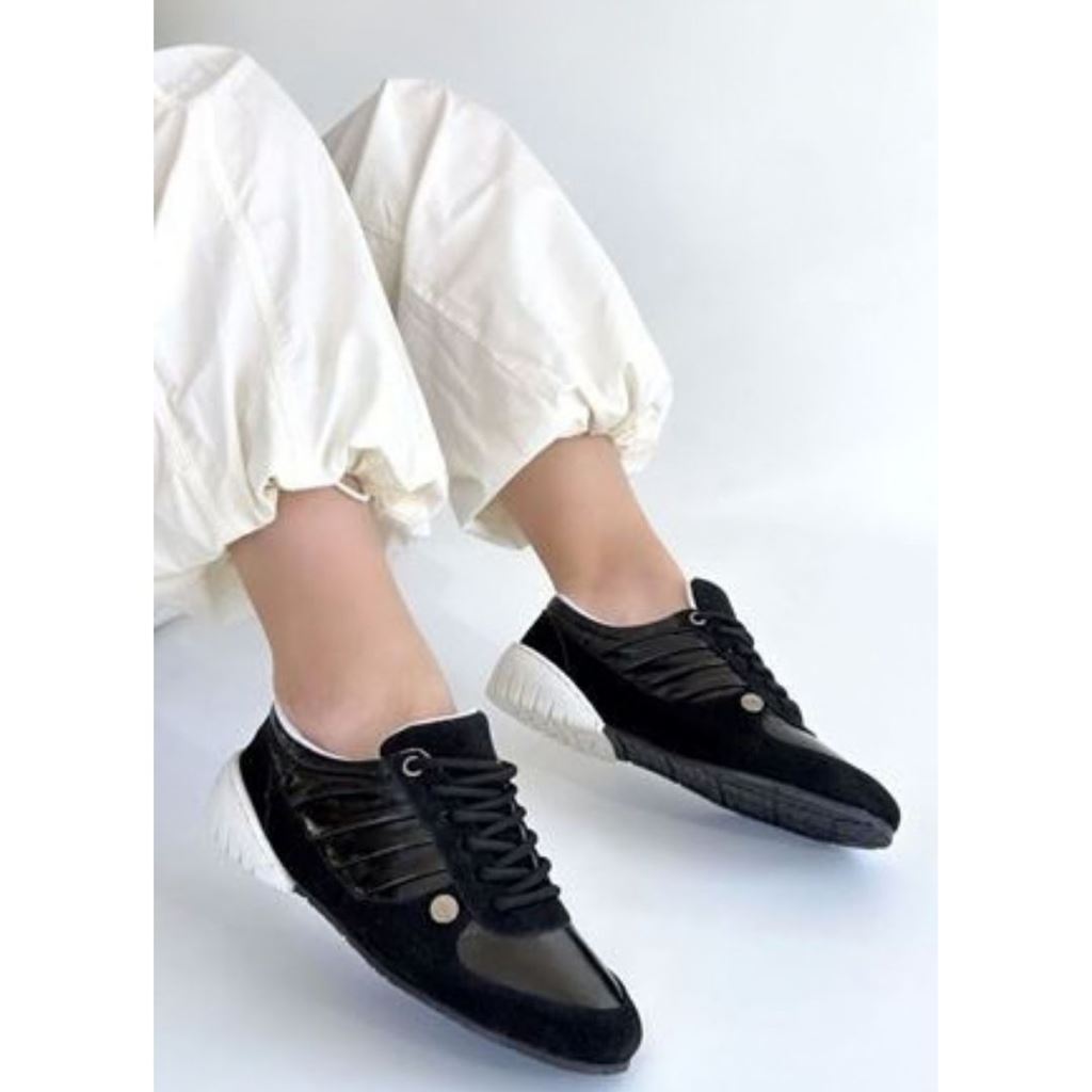 Jawen Siyah Nubuk Spor Ayakkabı