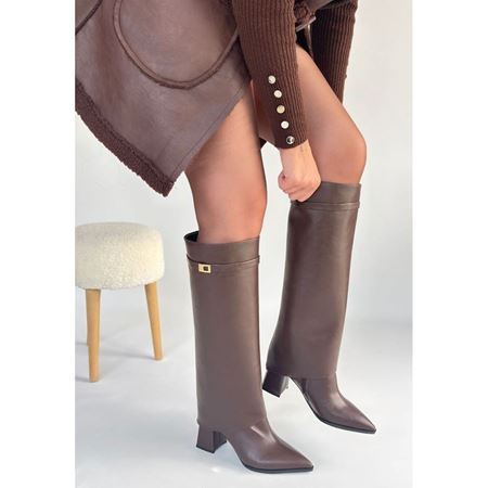 Jike Kahverengi Cilt Tak Çıkar Çizme