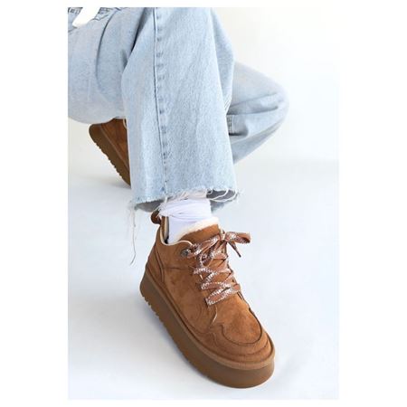 Muden Taba Süet Bağcıklı Bot