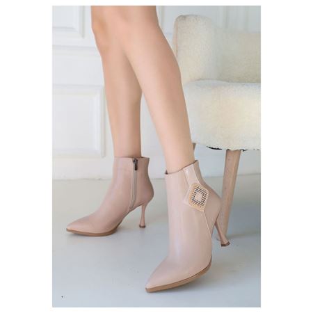 Moose Nude Cilt Topuklu Bot