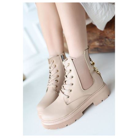 Harte Nude Cilt Bağcıklı Bot