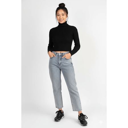 Ranu Siyah Cilt Paraşüt Detaylı Bağcıklı Spor Ayakkabı