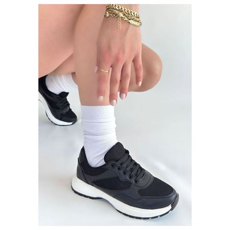 Slar Siyah Ortopedik Kadın Sneaker